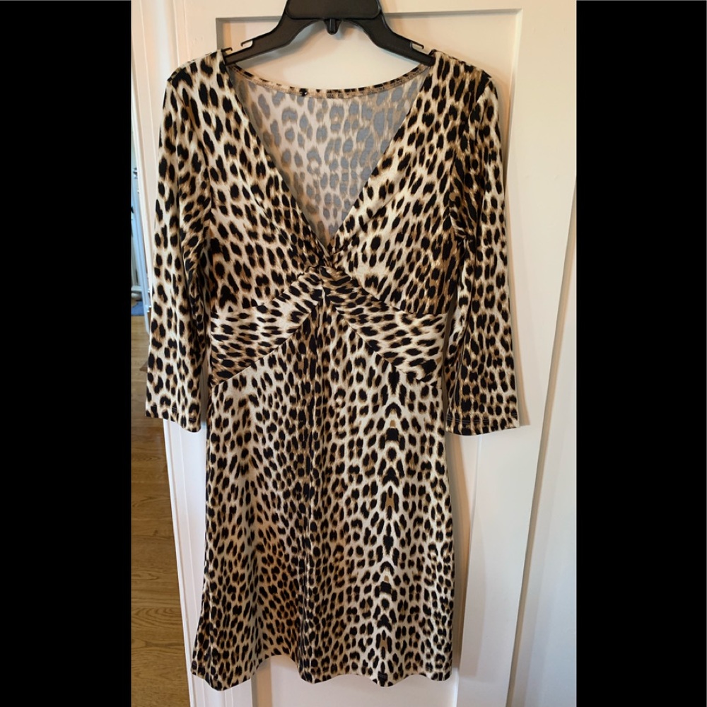 Leopard print dress
